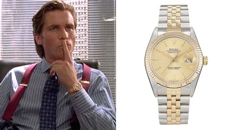 patrick bateman rolex.